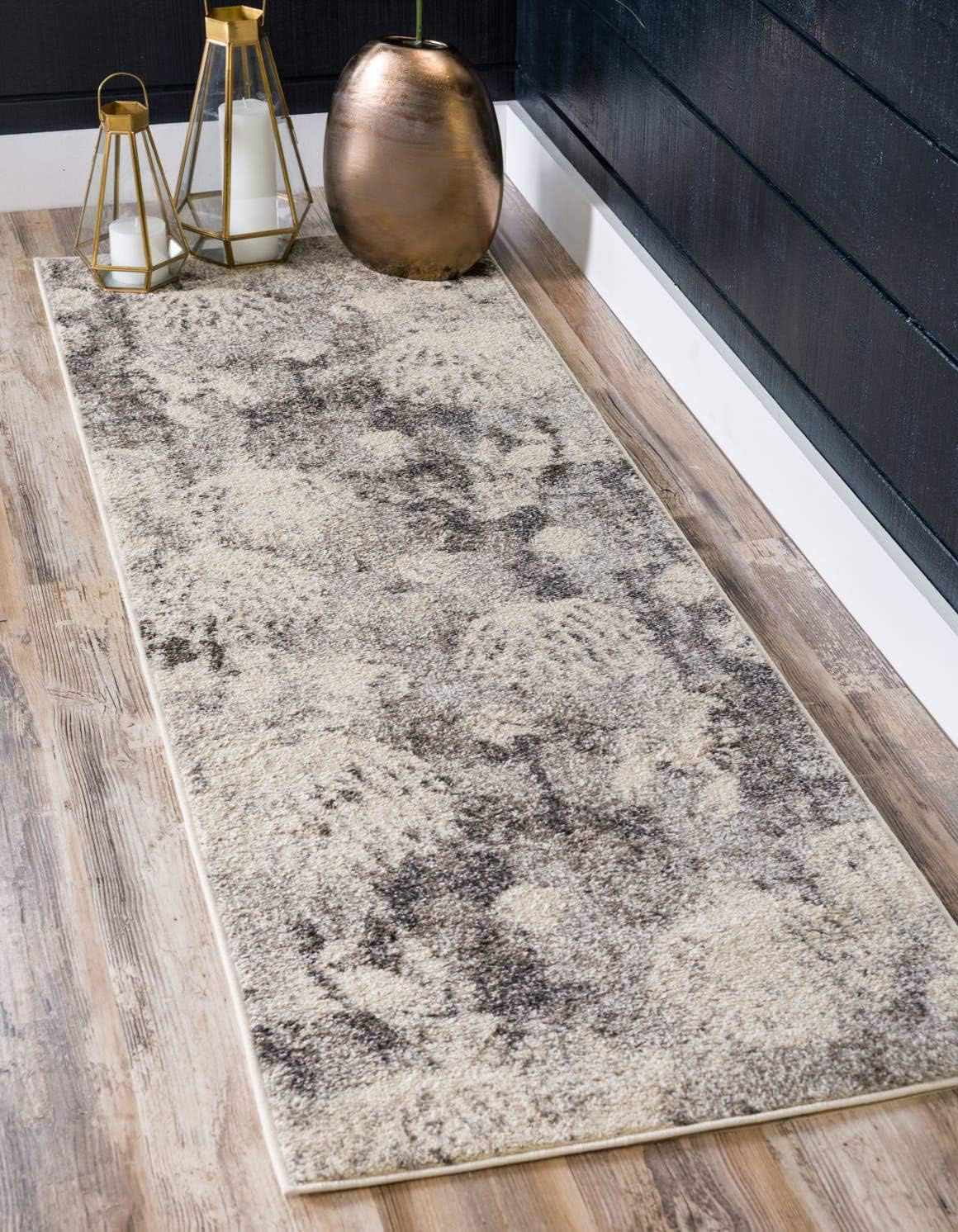 Unique Loom Positano Collection Coastal Modern Coral Lobster Shells Light Blue Area Rug (8' x 10')